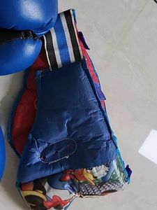 Punching Gloves N Head Belt.