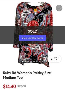 Paisley Print Top