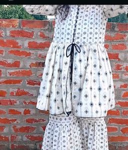 Front Slit Frock And Sharara Outfit Dress
