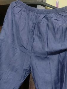 Blue Embroidered Kurta Set