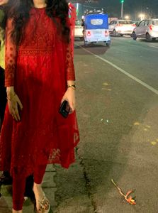 Party Wear Gown With Dupatta