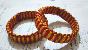 Silk Thread Hand Made Bangle