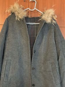 Cozy Gray Wool Coat