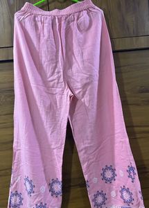 Pink Wide Leg Palazzo Pants