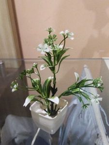 Set Of 10 Mini Artificial Plants.
