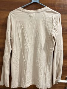 Beige coffee Quote Tshirt Full Sleeves