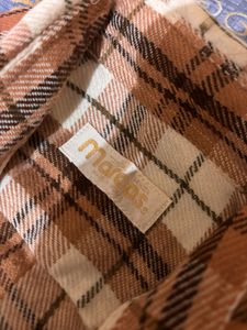 Woolen Plaid Flannel Shirt