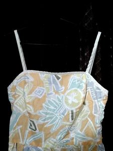 Vintage Print Mini Dress