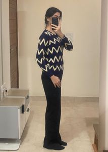 Crazy Print Sweater