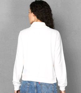 White &#39;Stay True&#39; Sweatshirt