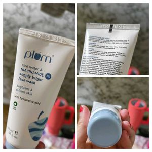 Plum Combo Of Face Wash And Serum