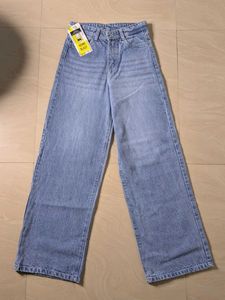 Wide Leg Denim Jeans