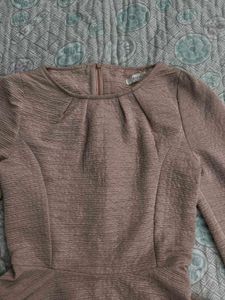 Peplum Long Sleeve Top