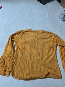 Yellow Shirt Kurta