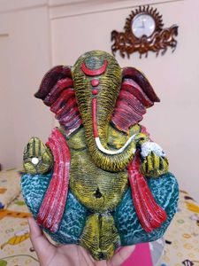 Large Ganesha Statue - Handcrafted Home Decor