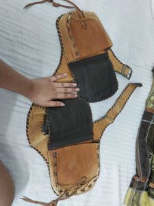 Vintage Original Leather Waist Utility Belt
