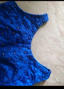 Blue Skirt And Blouse For Weddings
