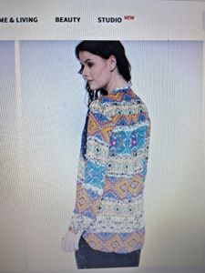 Madame Patterned Long Sleeve Top