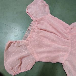 Flared Pink Dress