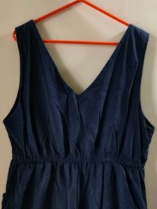 Denim Dress With Pockets