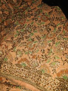 Peach Bridal Lehenga