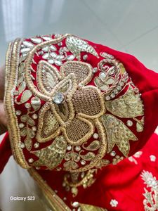 Pink Pure Georgette Extremely Heavy Saree