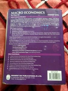 Class 12 Economics Course Books (Sandeep Garg)