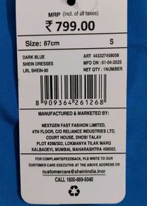 🔥 SHEIN Bright Blue Party Mini – ONE LEFT! 🔥