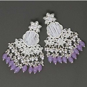 Elegant Blue Kunda Earrings set  Bye1 Get1