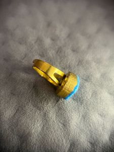 Antique Gold Blue Stone Ring