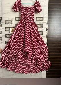 Chic Chevron Print Dress