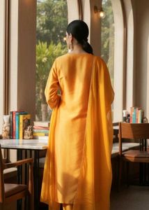 Libas Yellow Kurta Set