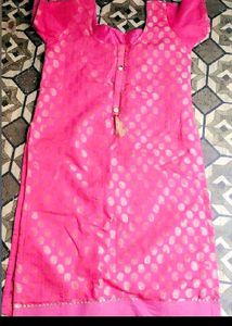 Kurta Pant With Dupatta Beautiful Pink Combination