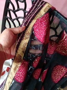 Black Party Wear Sarees