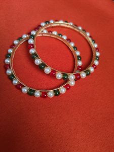High Quality Mayco Gold Beaded Bangles