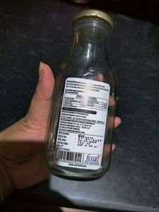 Empty Glass Bottle For Making Coffee &amp; Milkshake