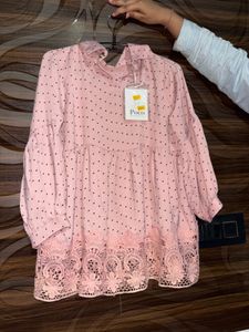 Tunic Top Peach In Colour