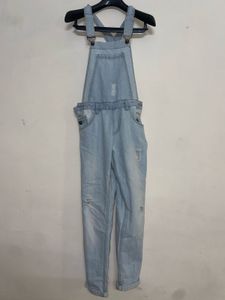 overalls Ajio denim light wash