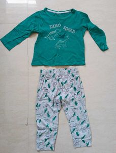 Dino Nightsuit Set