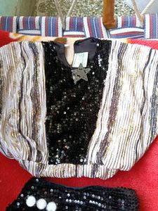 Sequin Top &amp; Skirt Set