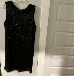 Mango BlackSequin Party Dress