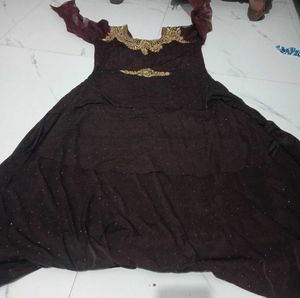 Elegant Embroidered gown Dress