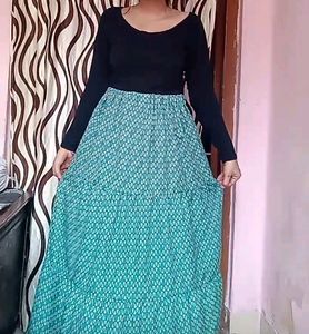 Printed Skirt