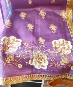 Like New Kota Saree With Thread Work