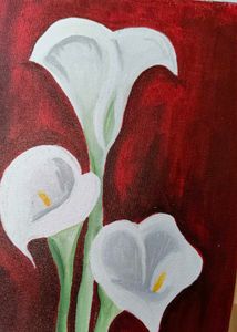 Floral Lily Painting