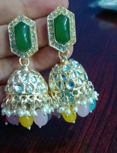 A Beautiful Polki Earings🔥🔥