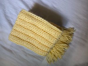 Handmade Yellow crochet muffler 🧣