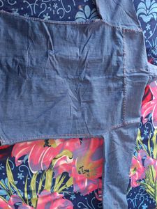 A Full Sleeve Denim Shirt
