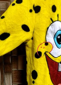 Spongebob Onesie soft woolen jumpsuit