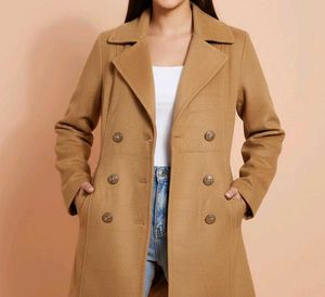 Stylish Tan Trench Coat⭐ 🧥